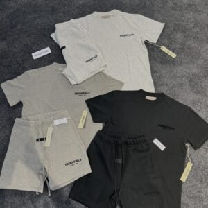 Essentials 22SS – 2022 Front-and-Back Flocked Sporty-Casual Set